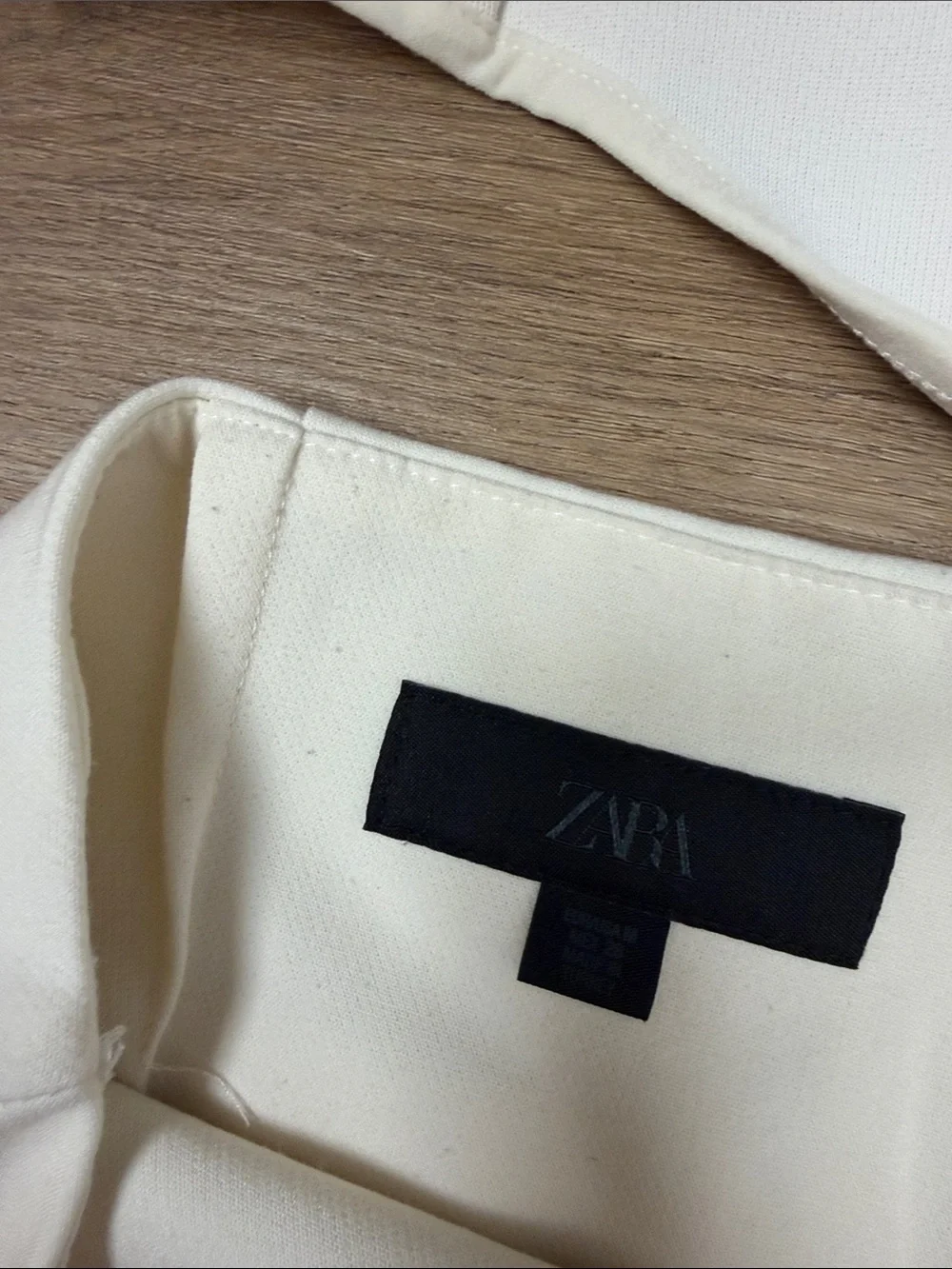Zara White Mini Skirt - Structured A-Line Mini